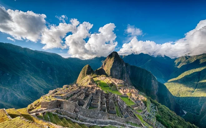 On the Inca trail in Peru